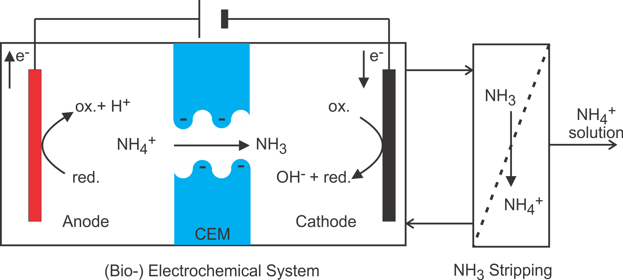 (Bio)electrochemical ammonia recovery: progress and perspectives